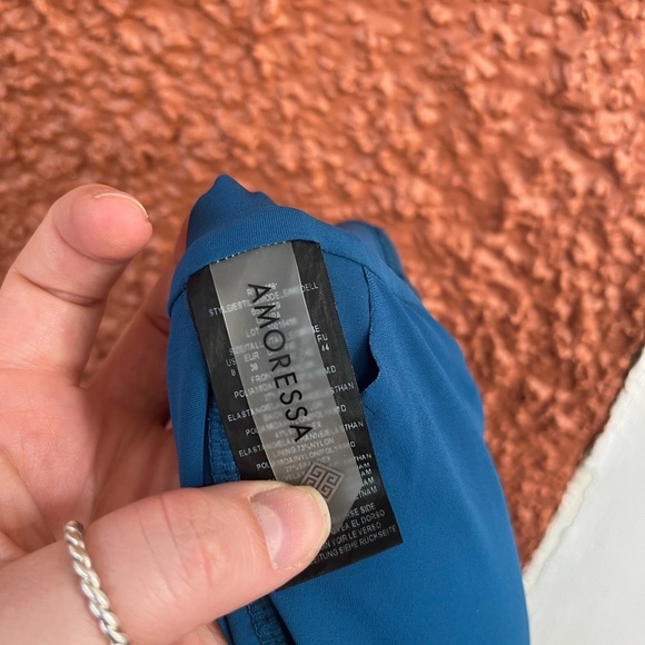 Amoressa Miraclesuit U Turn Uhura One Piece Swimsuit Blue Size 8 - Picture 9 of 13